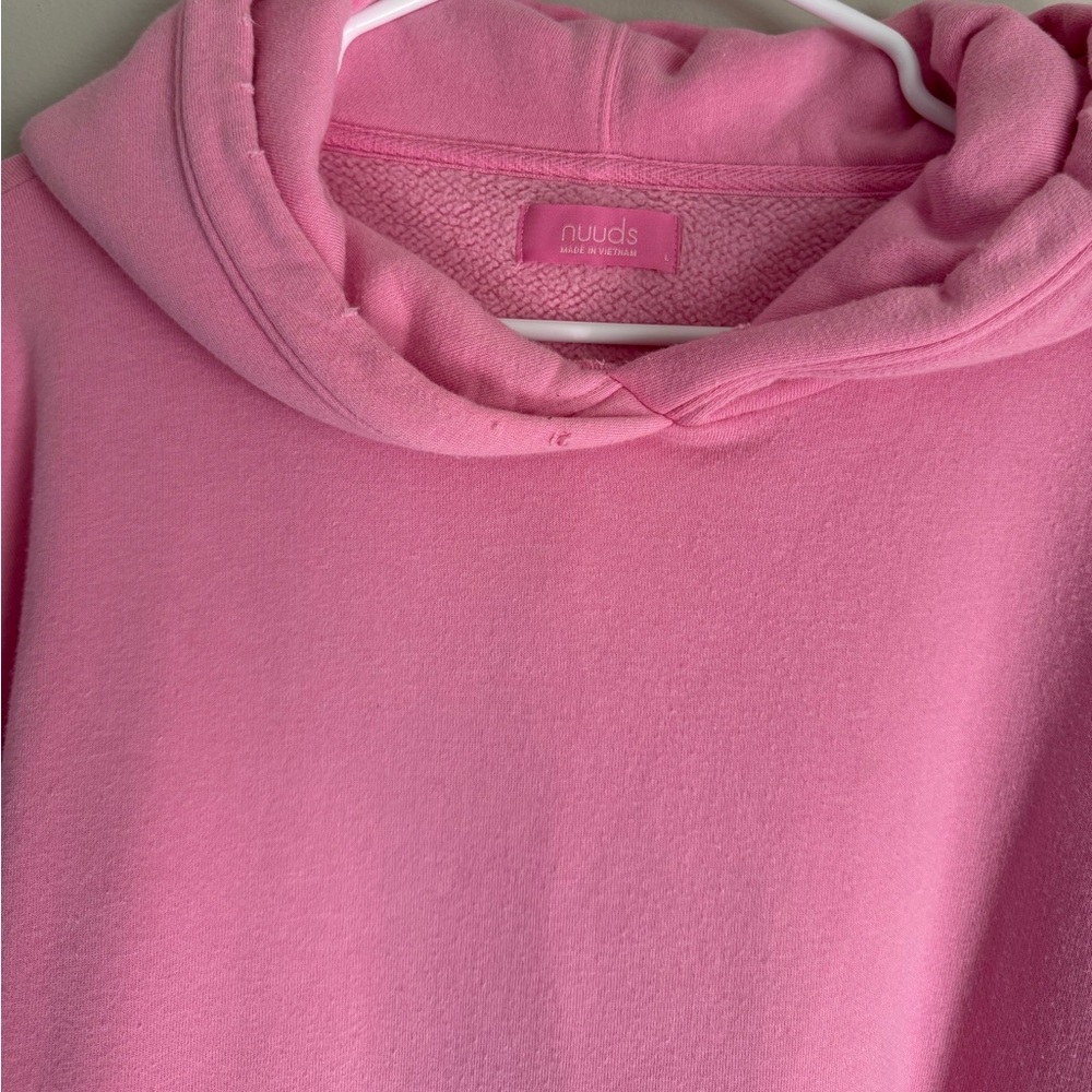 NUUDS Hoodie in ‘Bubblegum Pink’ - Picture 5 of 7